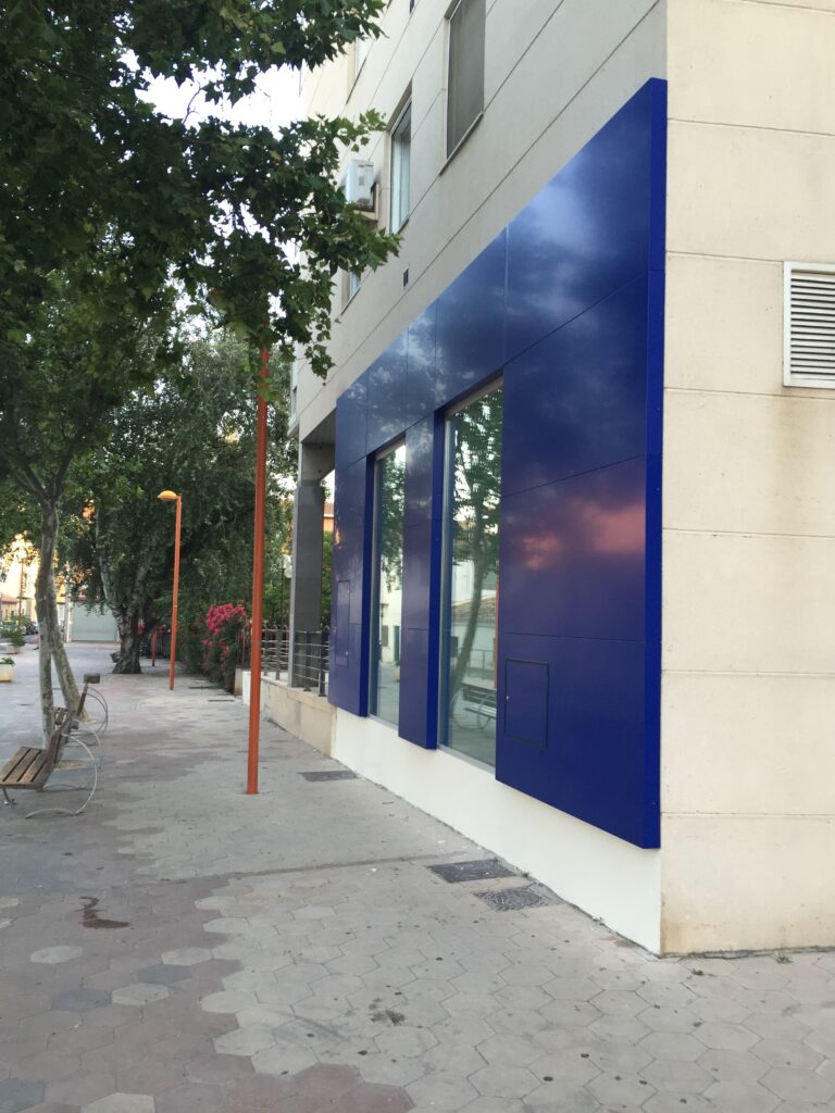 fachada de composite